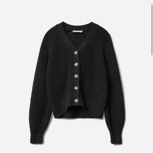 Everlane Cotton Texture Cardigan